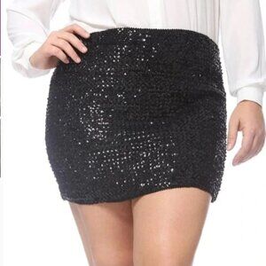 NWT Anna-Kaci California Sequin Skirt